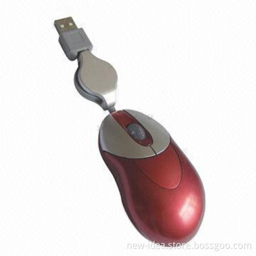 Optical USB Mouse, Ideal for Gift Purposes, 85cm Retracted Line
